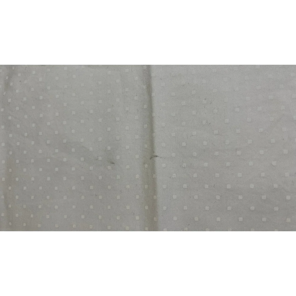 Charisma by Fieldcrest Supima Cotton Twin Sheet Ivory Swiss Dot 2pc Vintage